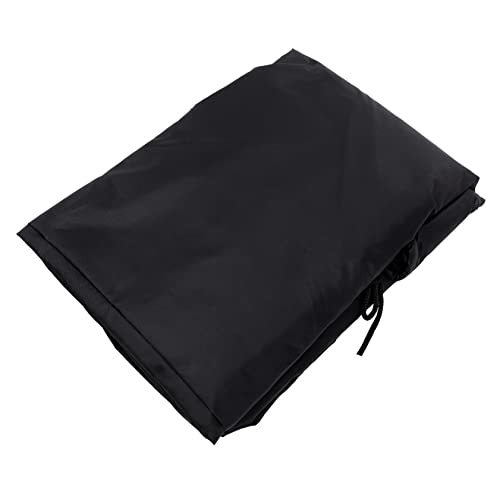 ibasenice Funda Protectora Para Muebles De Exterior Jardín, Cubierta Resistente 210d Oxford 86.5x86.5x76.5 Cm, Protección Contra Polvo y Agua Para Terraza y Barbacoa Negra