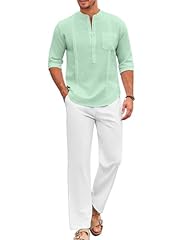 Light Green Shirts White Pants