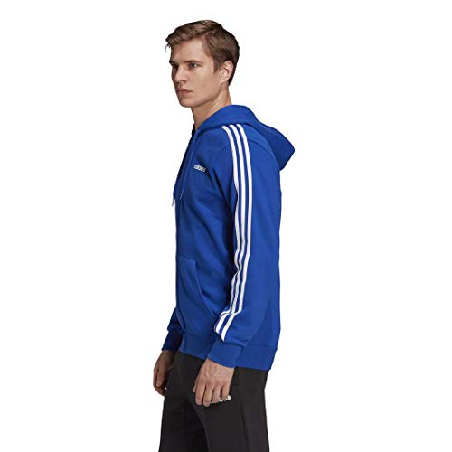 Image of adidas mens Essentials 3-stripes Fleece Hoodie