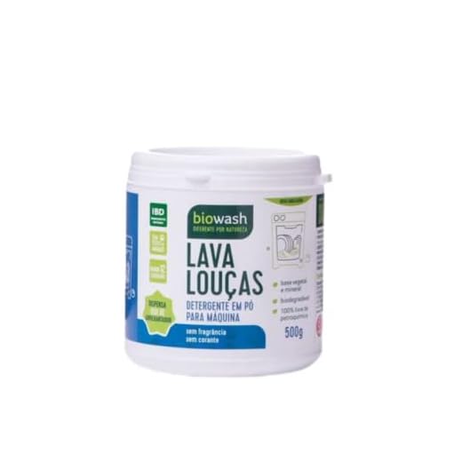 Bw Lava Louças Em Pó Para Máquina 500 Gr, Biowash