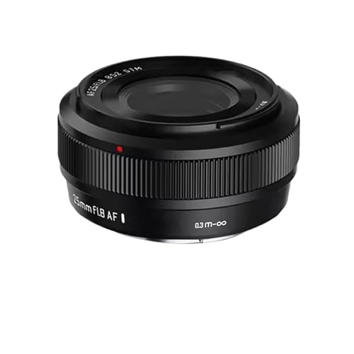 �݊���Sony E Fujifilm XF Nikon Z AF 25mm F1.8 �I�[�g�t�H�[�J�X�W���v���C�������Y�ƌ݊�������A�|�[�g���[�g�ʐ^�p :��֕i(Black,Sony E-mount(APS-C))