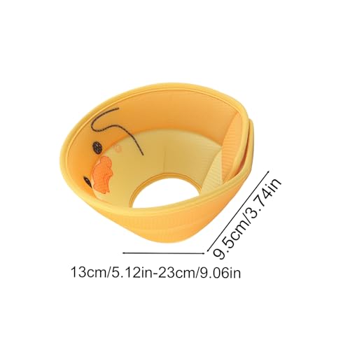 Coleira de cone para gato - Cones macios para animais de estimação para gatos com padrão de animal f
