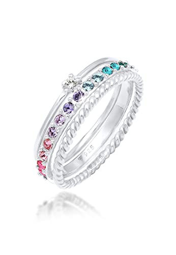 Bague en argent 925 multicolore pour illuminer vos tenues d'été