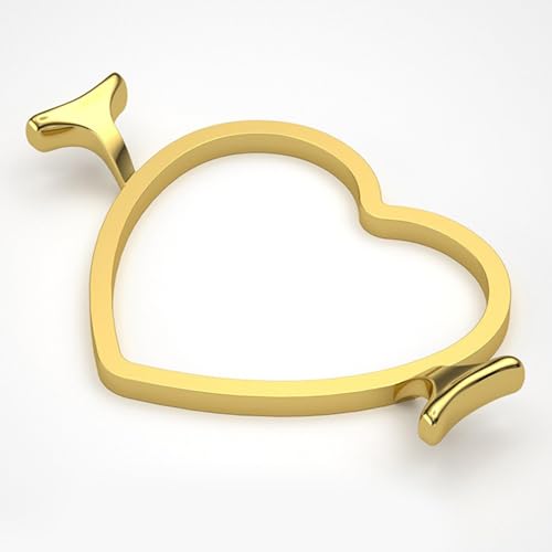 rockible 3 Moldes de Vedação de Cera em Forma de Coração de Flor Redonda para Cartões de Convites de