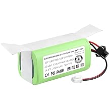 Powilling 14.4V 3.5Ah Replacement Battery for Shark Ion Robot RVBAT850 RVBAT700 - Compatible with RV700, R75, R85, RV720,RV1000S, RV101AE,RV700_N, 2-in-1 Connector