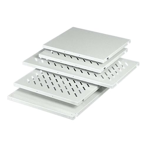 Étagère de rack Rittal DK 7184.035 en acier gris pour armoire informatique de 400 mm
