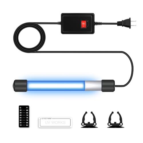 Rutloy U-V Aquarium Clean Light Algae Removal LED Light Waterproof