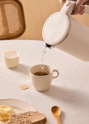 Miniatura 5 de Create Kettle Studio Pro Hervidor Eléctrico De 1l Blanco Roto Control De Temperatura, Función Mantener Caliente, Sistema Recogecables, Apagado Automático, 1000w