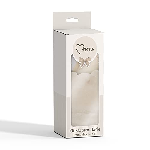 Kit Maternidade De Microfibra Mami Tamanho Unico, Papi Textil, Creme Mami, Tamanho único - Recém nas