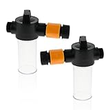 Yetaha 2PCS Boat Engine Flush Mixer Liquid Flow Valve for Salt Remover Solution Ideal to Flush Outboard and Inboard Engines Connects with Garden Hose, Spray Nozzle, Engine Flusher