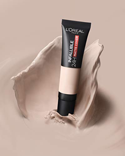 Image of L'Oreal Paris Infallible 24H Matte Cover Foundation, 102 Shell Beige, 35ml