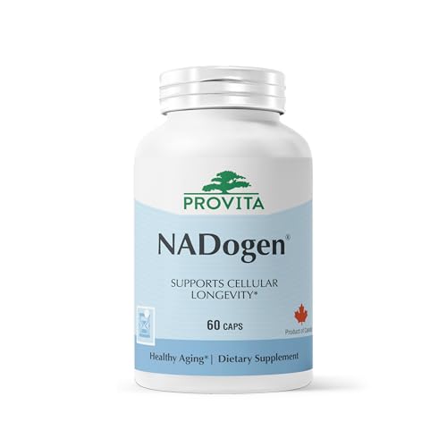 Image of Nadogen NAD+ Supplement for Cellular Energy & Healthy Aging | 250mg Nicotinamide Riboside + Pterostilbene | Vegan, Non-GMO | Metabolism & Cognitive Support