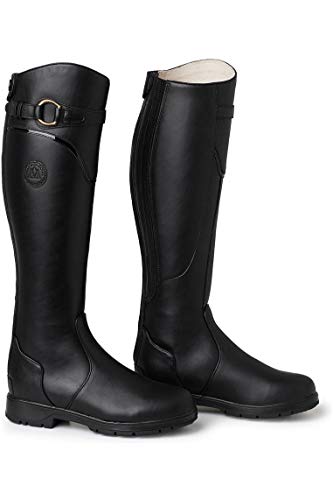 Botas de montar Mountain Horse Spring River calzado ecuestre de cuero negro