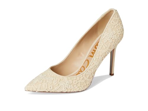 Image of Sam Edelman Women's Hazel Pump Ivory /Natural Lace 8 Medium