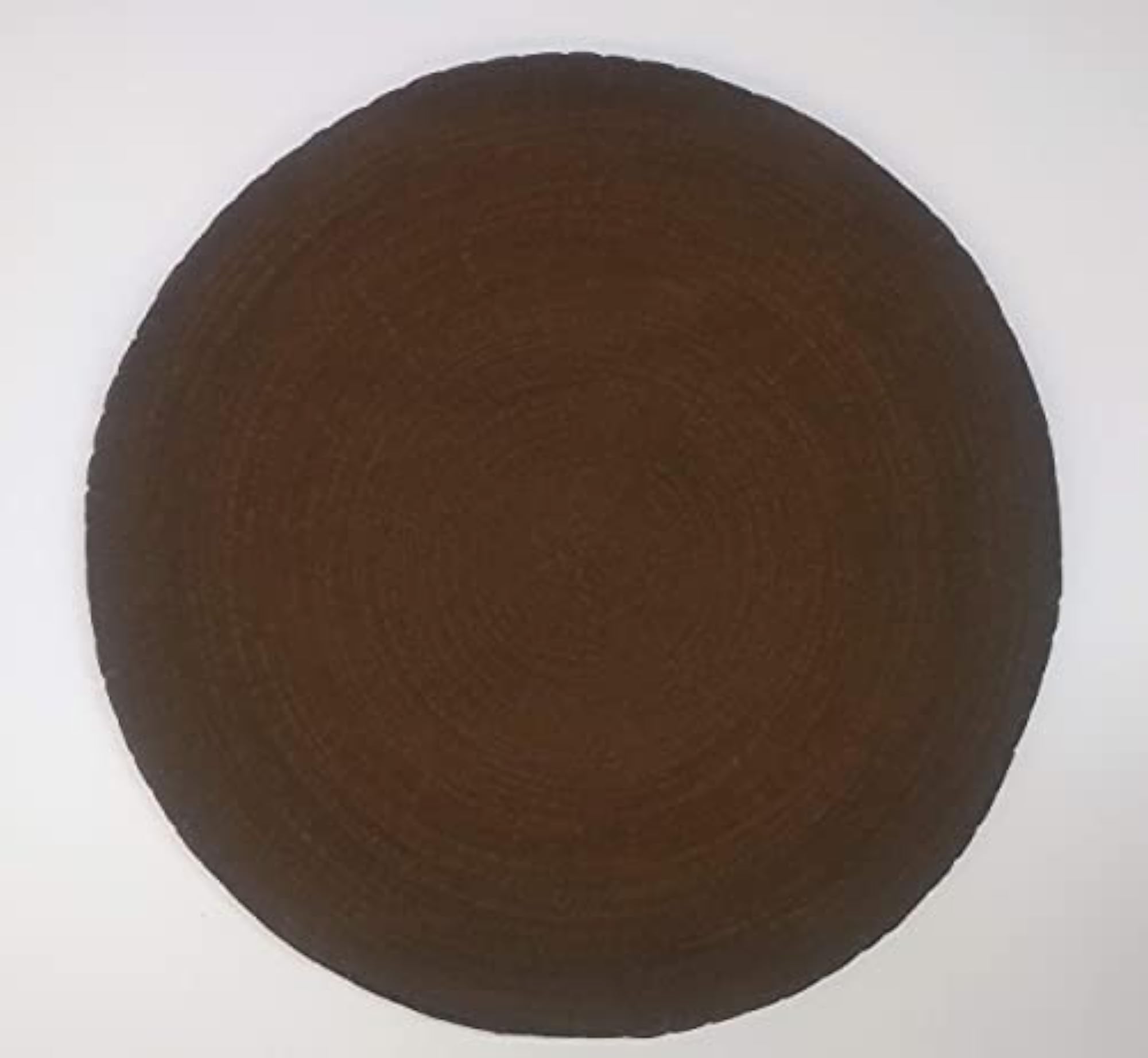 Decorative Big Size Round Handmade Beaded Copper Placemat
