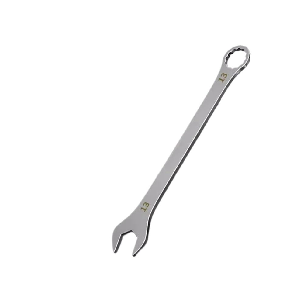 zhszzz Thin Open End Wrench 5-32mm Ratchet Spanner Multi-Function Double-end Fixed Open-end Bicycle Motorcycle Car Repair Tools(13MM)