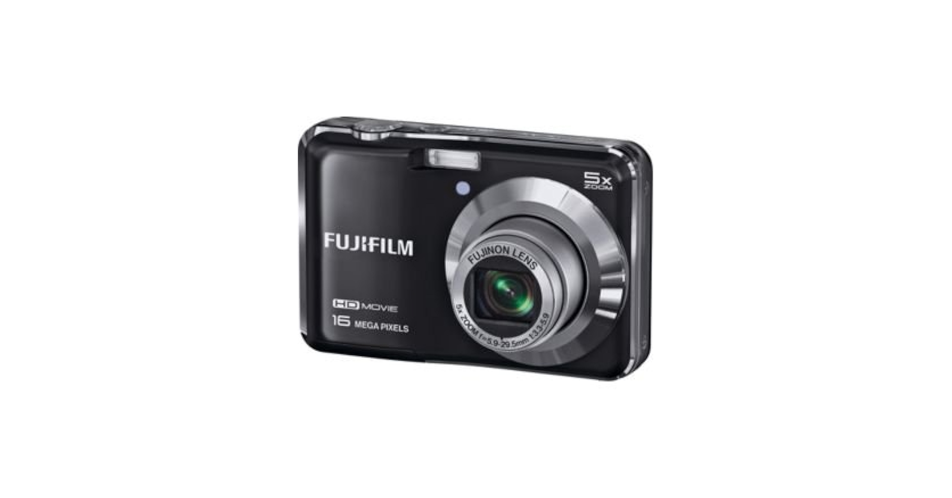 Fujifilm FinePix AX660 16MP 5x Zoom Digital Camera - Black