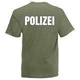 Polizei Einsatz T-Shirt, mit erhöhter Maschendichte für perfekten Tragekomfort auch in Extremsituation und langlebigen Textildruck.