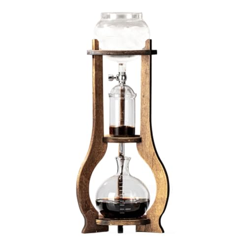 Kanuri�O���X �A�C�X�R�[�q�[ ���[�J�[�A����A�Z�b�g�A800ml�A�K���X�|�b�g�A�t�B���^�[�A�h���b�p�[ �|�b�g �E�H�[�^�[�h���b�p�[ �ϔM�K���X �R�[�q�[�T�[�o�[�A �G�X�v���b�\����A�ϔM�A���o���A�|�[�^�u���A�g�ݗ��ĊȒP (�i�`������)
