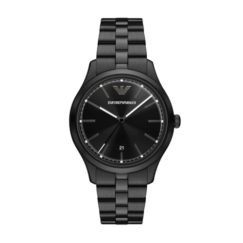 Montre Homme Emporio Armani AR11736 montre acier noir quartz