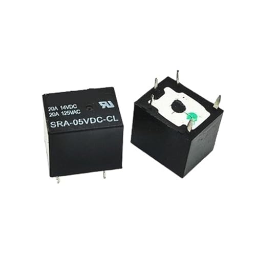 Relé SRA-05VDC-CL 5V 20A de 5 pines para conversión de circuito automotriz 14VDC