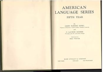 Hardcover American Language Series - Fifth Year Book