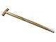 Faithfull Ersatz-T-Griff mit gebogenem Kegel für Spaten, Gabeln und Schaufeln – FSC-zertifiziertes Eschenholz – 71 cm
