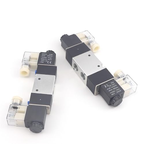 Distributeur pneumatique 3V220-08 électrovanne 3/2 voies double bobine - 5