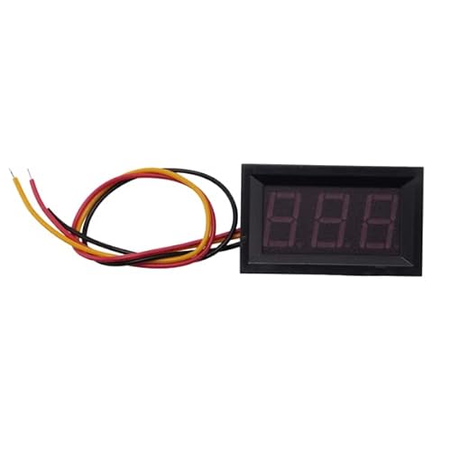Sankaka DC 0-99.9V 3 Wire LED Digital Display Panel Volt Meter Voltage Voltmeter Car Motor - Green