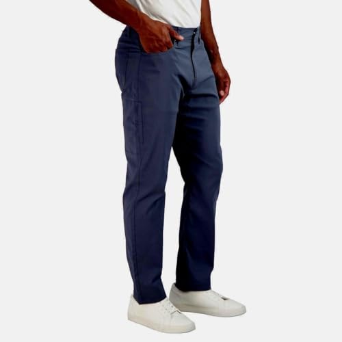Gerry Men's Relaxed Fit Comfort Stretch Venture Commuter Pant | 38x34, Dark Blue2