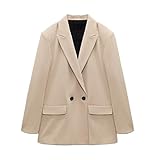 【Eigenschaften】- Basic Blazer Jacke für Frauen, vorne offen mit einem einzigen Knopf vorne, Manschettenknöpfe, Schalkragen, Langarm, einfarbig, dekorative Taschen, lässige Passform, leicht, drapierte offene Vorderseite, Reverskragen, zweireihiger Blazer, lässiger Blazer, Arbeit Büro Blazer, maßgeschneiderter Blazer.