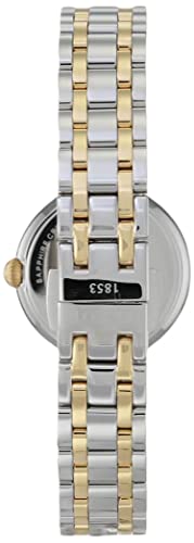 Tissot Womens Bellissima Small Lady 316L Stainless Steel Case With Yellow Gold Pvd Coating Quartz Watch, Grey/Yellow, Stainless Steel, 4 (T1260102201300) #TOP4