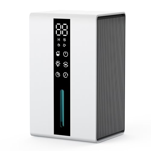 1640ML Dehumidifiers for Home with Ultra Quiet 48H Timer Auto Off & Defrost