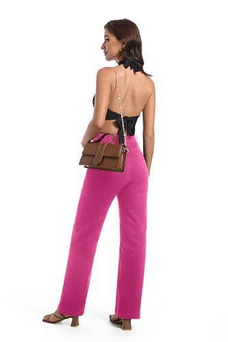 Jean taille haute ventre plat : le pantalon droit extensible confort