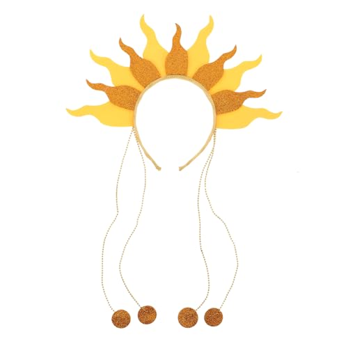 Serre-tête flamme scintillant avec chaînes de perles élégantes pour illuminer vos coiffures de fête