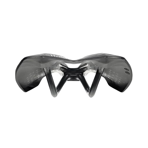 Selle Italia SLR Advan – Rennrad-Sattel aus Manganstahl, Leichtbezug, Superflow-Aussparung, leicht und komfortabel – Größe S3, Schwarz