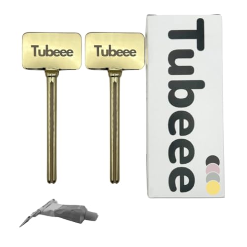 Tubeee, Toothpaste Squeezer, Tube Squeezer, Rolling Toothpaste Squeezer UK, Toothpaste Squeezer UK, Squeeze Key, Tube Squeezer Key, Tube Key, Tube Wringer - Save More Waste Less! (Pack of 2)