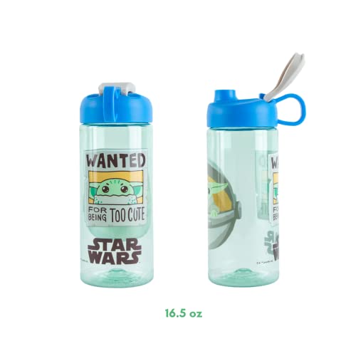 Disney Baby Yoda Mandalorian Star Wars Lunch Box With Water Bottle Set- Kids Soft Insulated Lunch Bag For Girls And Boys #TOP3