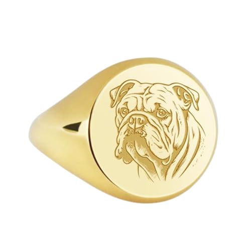 Bague bouledogue en argent 925 à porter au quotidien avec élégance