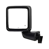 Dasbecan 68281890AB Rearview Mirror Assembly 5 Pins Compatible with Wrangler JL 2018-2024 Gladiator JT 2020-2024 68281890AE Driver Side Left