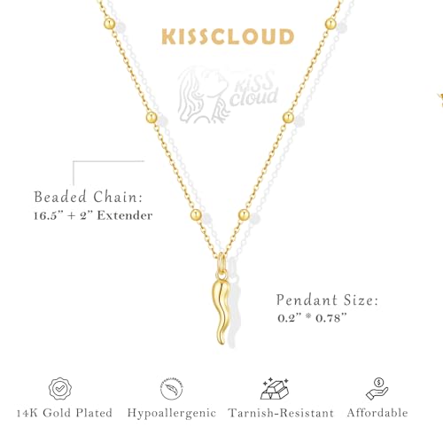 Image of Gold Silver Necklace for Women, Dainty Cubic Zirconia Pendant