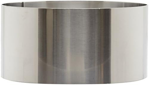 Emporte-pièces Ronds Pour Pâtisserie - Lot De 4 Tailles (15, 12, 9.5, 7.5 Cm), Hauteur 2.5 Cm - Métal, Découpe Précise - Pour Biscuits, Tartes