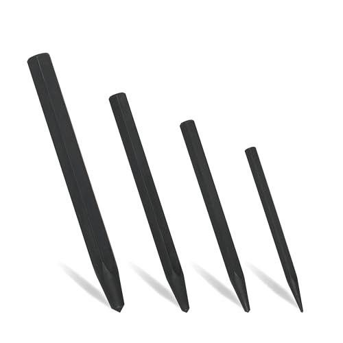 62215 Center Punch Kit for Mayhew Tools 4-Piece Center Punch Tool Set