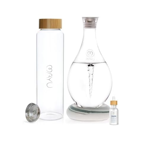 MAYU Swirl Pitcher + Mineral Essential Blend + 1.5L Container | "Home Hydration Bundle" Cover