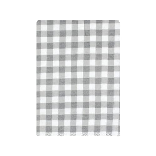 Image of Hudson Baby Unisex Baby Cotton Poly Flannel Burp Cloths Bundle, Cute Farm, One Size