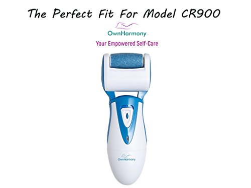 Refill Rollers by Own Harmony for Electric Callus Remover CR900 - Foot Care for Healthy Feet - Best Pedicure File Tools - Refills 3 Pack Roller (Regular Coarse, Blue)