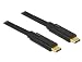 Produktbild Delock Kabel USB 2.0 USB Type-C Stecker > USB Type-C Stecker 3,0 m Schwarz 3 A