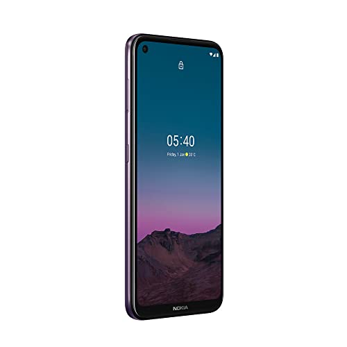 Smartphone Nokia 5.4 128GB, 4GB RAM, Tela 6,39 Pol. Câm Quádrupla com IA + Lentes Ultra-Wide Roxo –