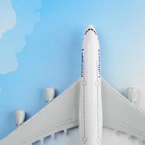 Image of Breatoi! Diecast Aeroplane Scale Model: (Lufthansa A380 Aircraft Model - 16 Cm)