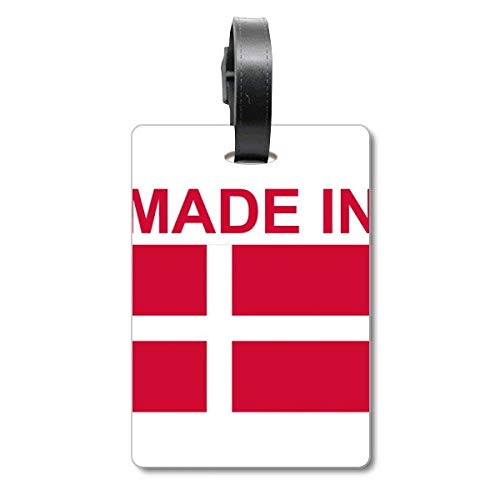 Étiquette d'identification pour valise Country Love Cruise fabriquée au Danemark